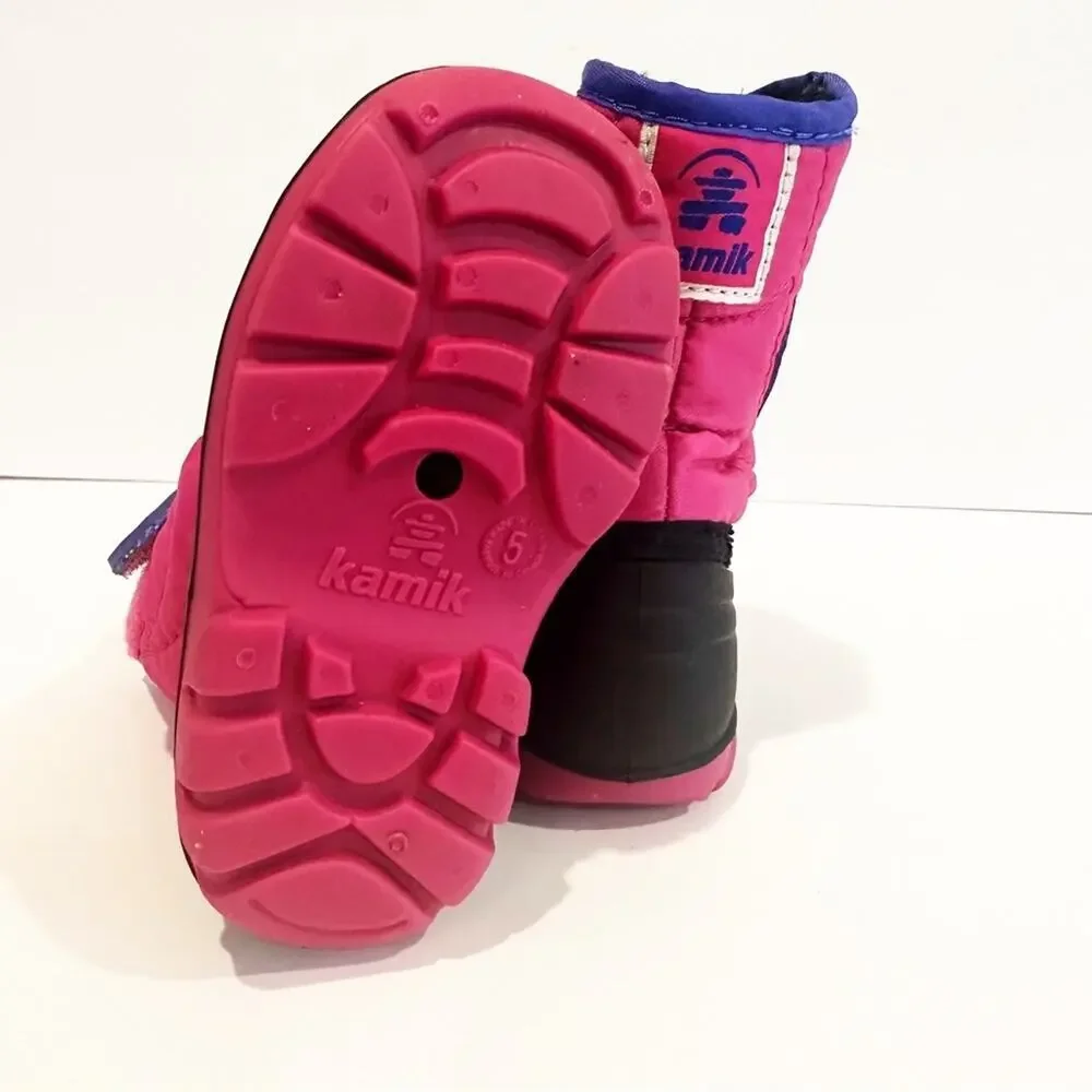 Kamik Snowbug 3 sz 5 Toddler Girls Waterproof Insulated Winter Boots Snow Boots